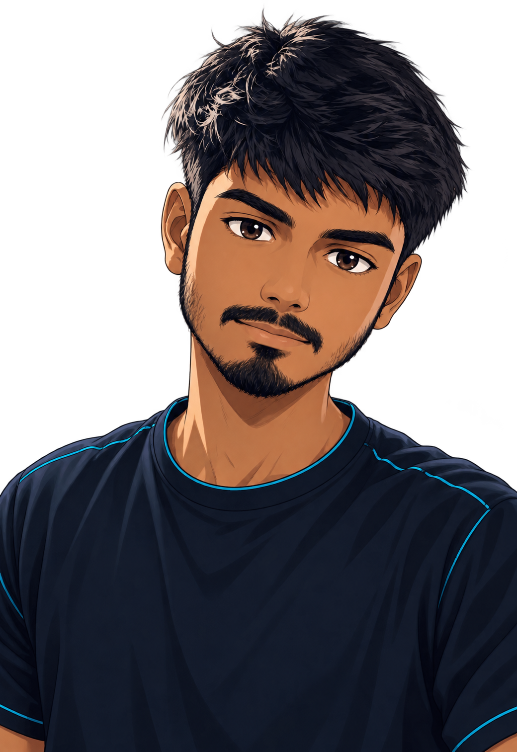 Kaivral anime-style portrait
